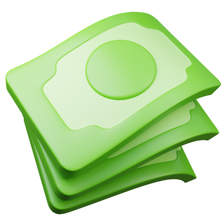 Dinero en efectivo  3D Icon