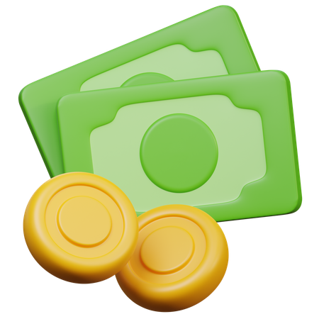 Dinero en efectivo  3D Icon