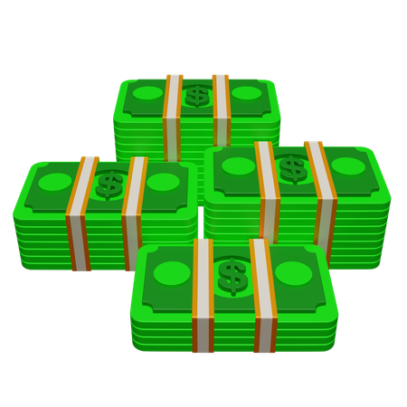 Dinero en efectivo  3D Icon