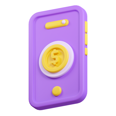 Dinero en línea  3D Icon