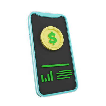 Dinero en línea  3D Icon