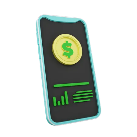 Dinero en línea  3D Icon