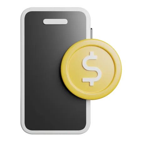 Dinero en línea  3D Icon