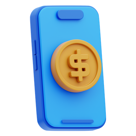 Dinero en línea  3D Icon