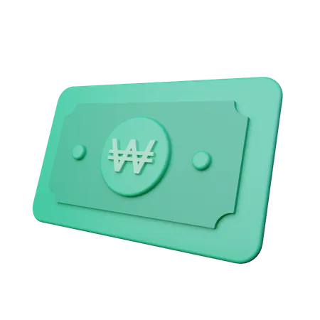 Dinero ganado  3D Icon