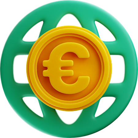 Dinero global  3D Icon