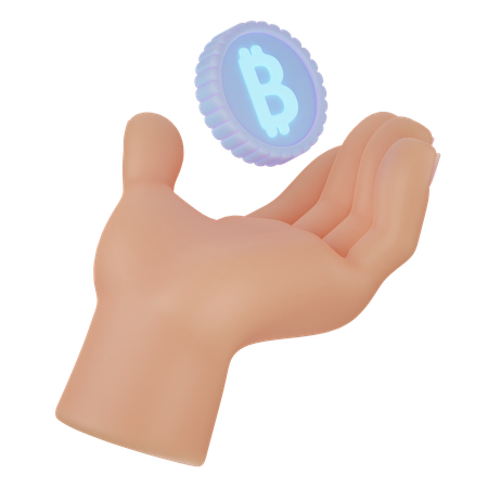 Dinero de mano  3D Icon