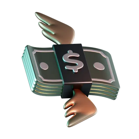 El dinero vuela  3D Icon