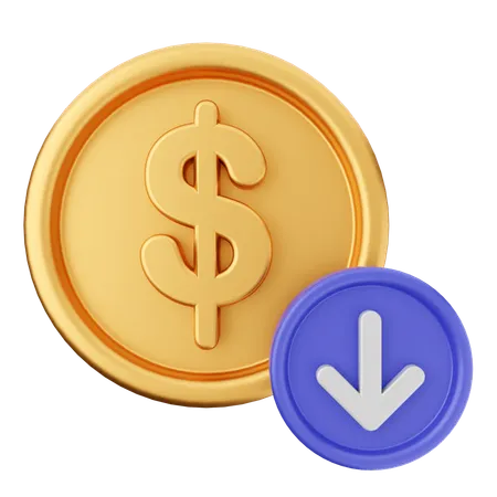 Recibir dinero  3D Icon