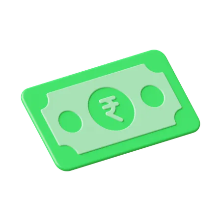 Dinero rupia  3D Icon