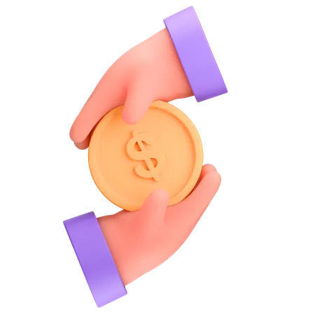 Dinero seguro  3D Icon