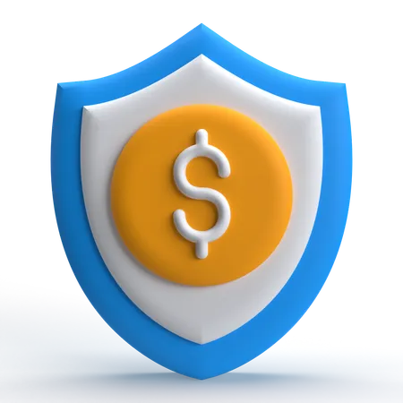 Dinero seguro  3D Icon