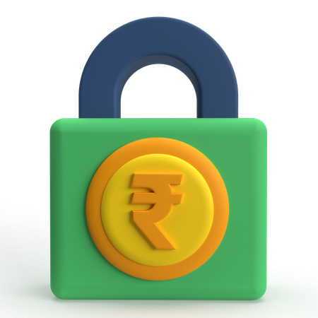 Dinero seguro  3D Icon