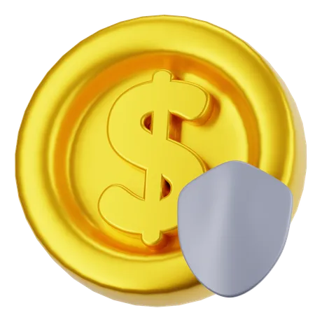 Dinero seguro  3D Icon