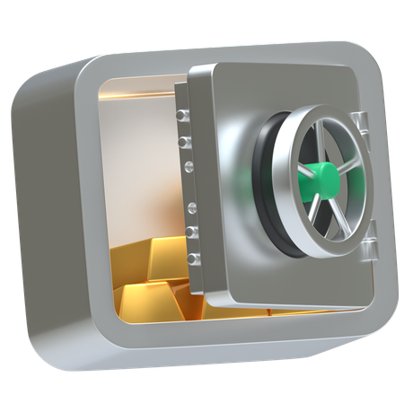 Dinero seguro  3D Icon