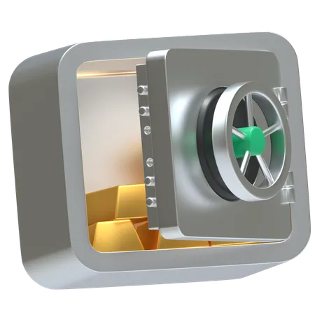 Dinero seguro  3D Icon