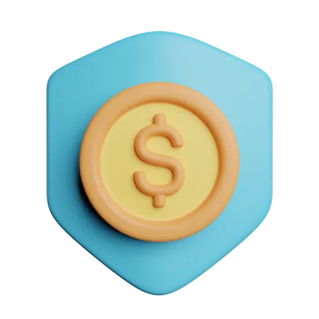 Dinero seguro  3D Icon