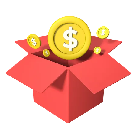 Dinero unboxing  3D Icon