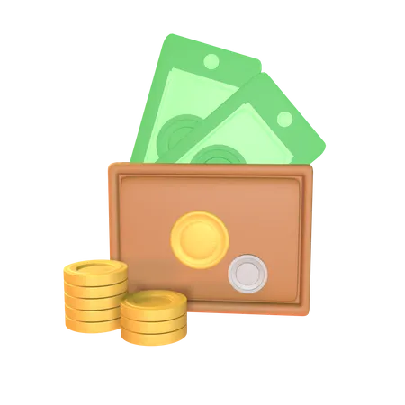 Dinero para el viaje  3D Icon