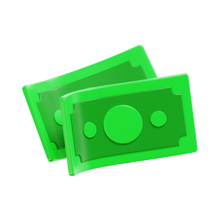 Dinheiro  3D Icon