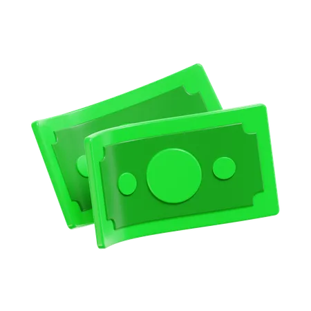 Dinheiro  3D Icon