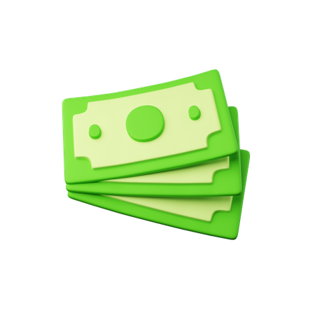 Dinheiro  3D Icon