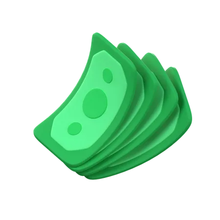 Dinheiro  3D Icon