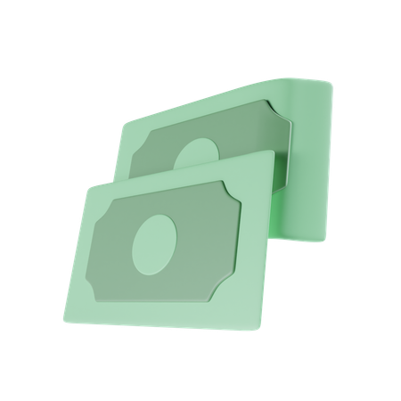 Dinheiro  3D Icon