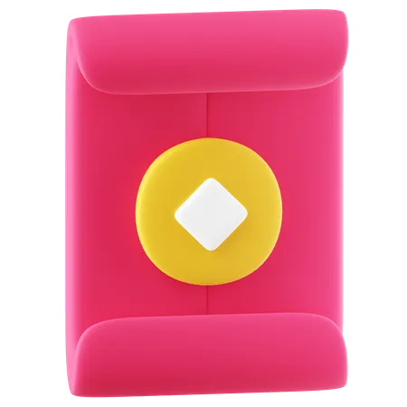 Envelope Chinês  3D Icon