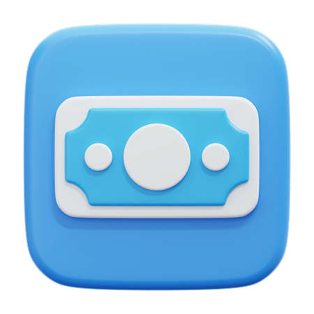 Dinheiro  3D Icon