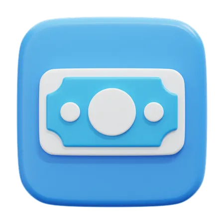 Dinheiro  3D Icon