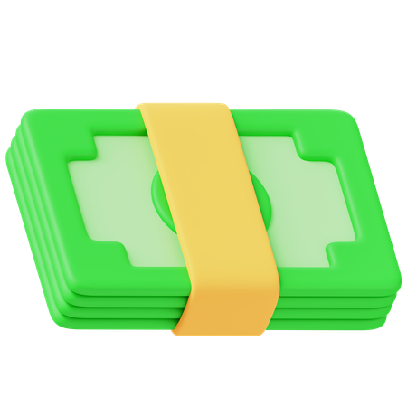 Dinheiro  3D Icon