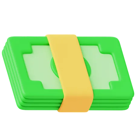 Dinheiro  3D Icon