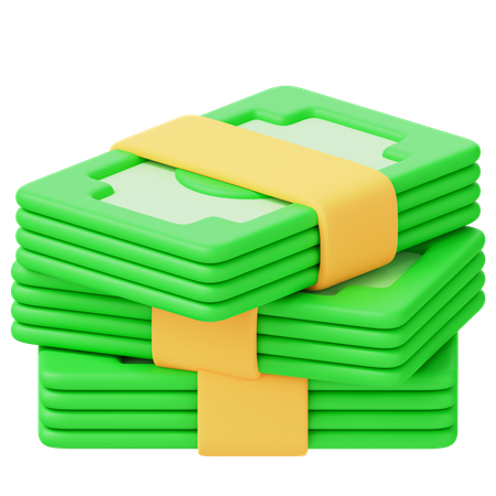 Dinheiro  3D Icon