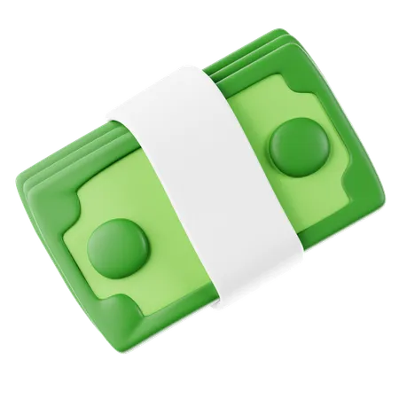 Dinheiro  3D Icon