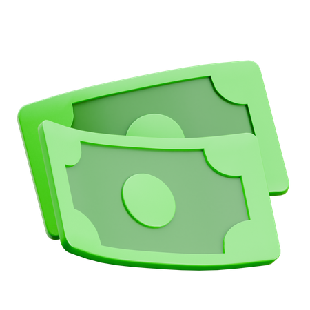 Dinheiro  3D Icon