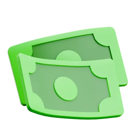 Dinheiro  3D Icon