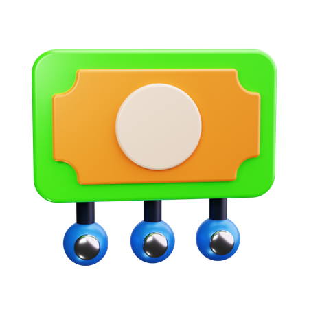 Dinheiro  3D Icon