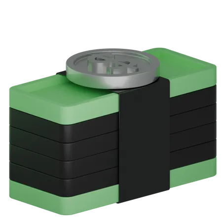 Dinheiro  3D Icon