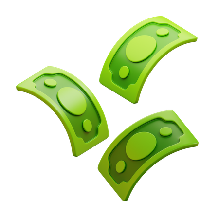 Dinheiro  3D Icon