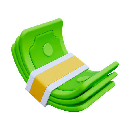 Dinheiro  3D Icon