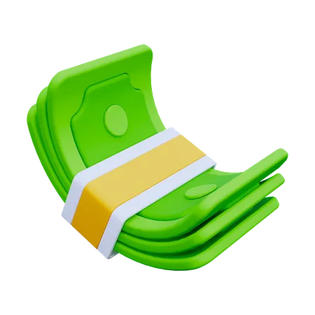 Dinheiro  3D Icon