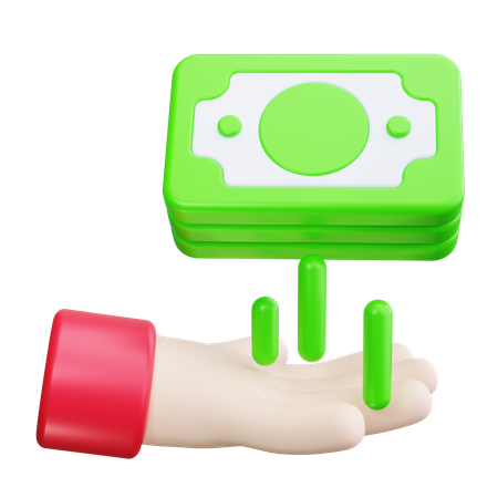 Dinheiro  3D Icon