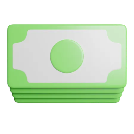 Dinheiro  3D Icon