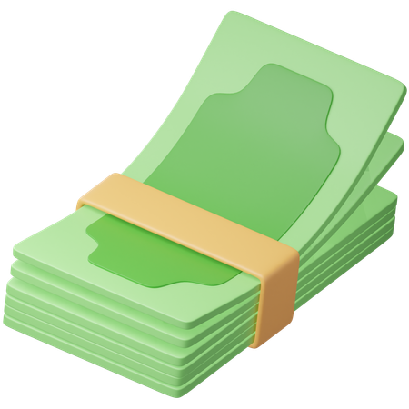 Dinheiro  3D Icon