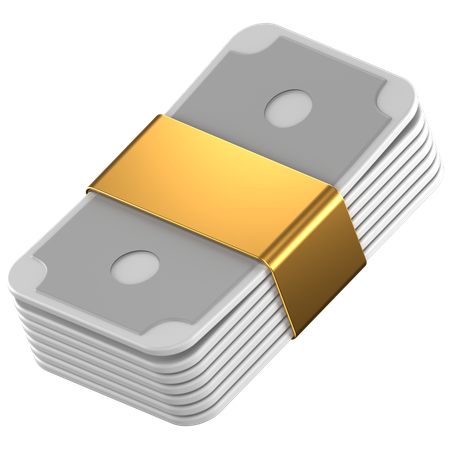 Dinheiro  3D Icon