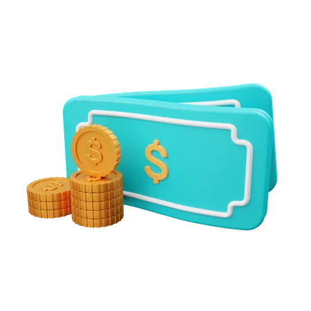 Dinheiro  3D Illustration