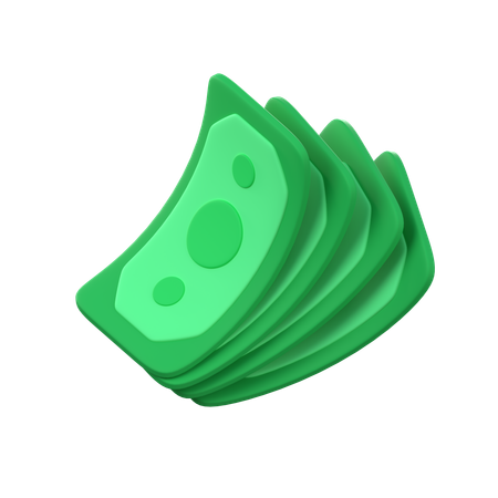 Dinheiro  3D Icon