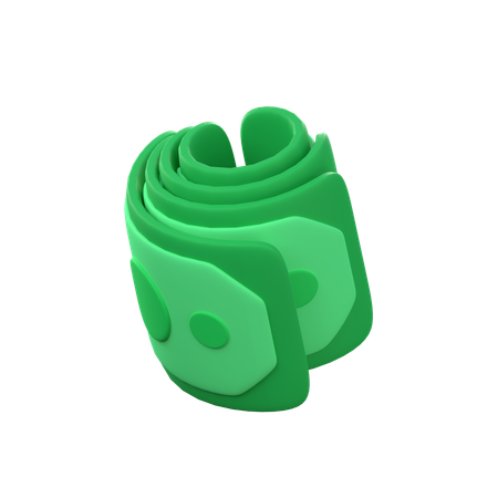 Dinheiro  3D Icon