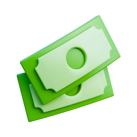 Dinheiro  3D Icon